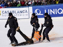 Klima-Protest beim Slalom: „Die zerstören das Rennen“