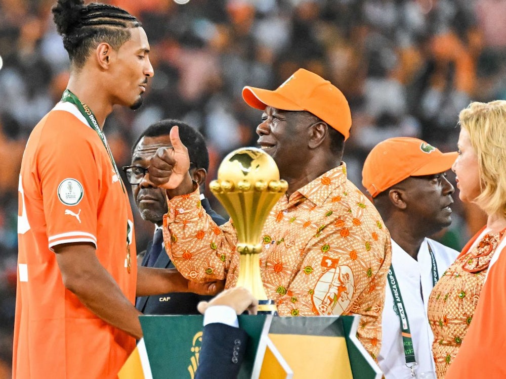 Gewinner des Afrika-Cups: Die ganze Elfenbeinküste fällt Sébastien Haller um den Hals