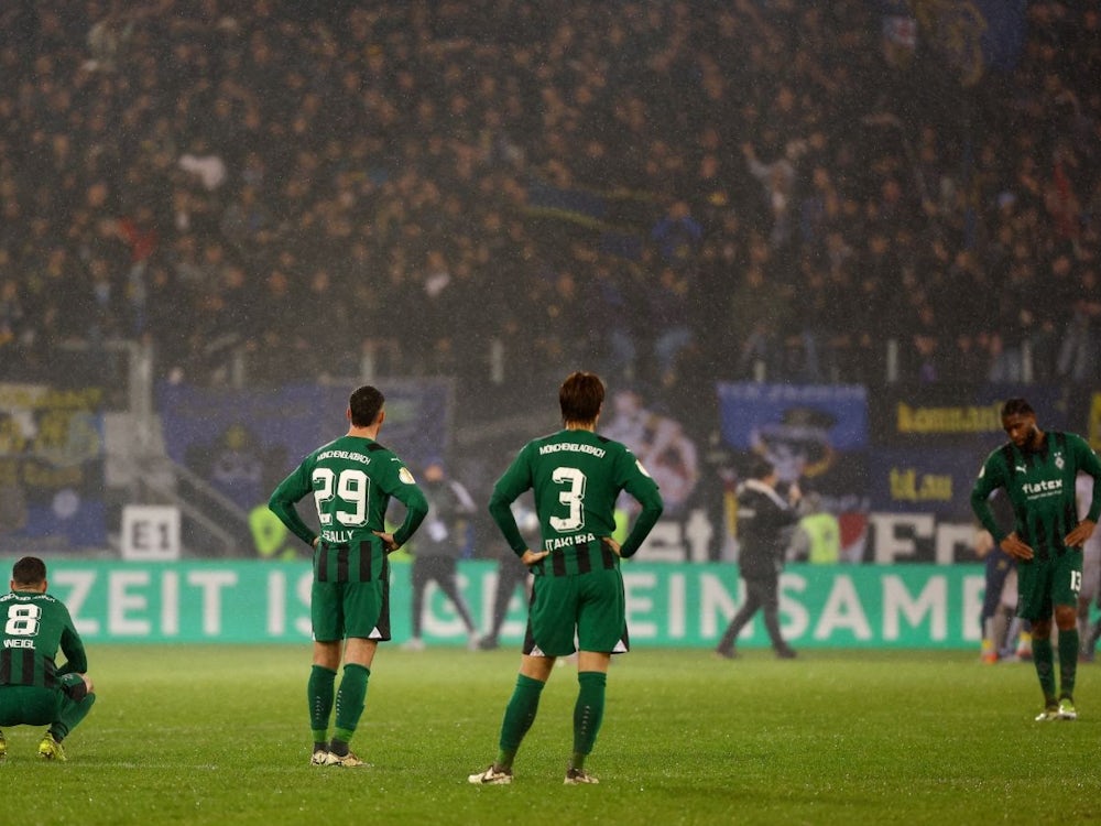Borussia Mönchengladbach: Die Saison versinkt im saarländischen Schlamm