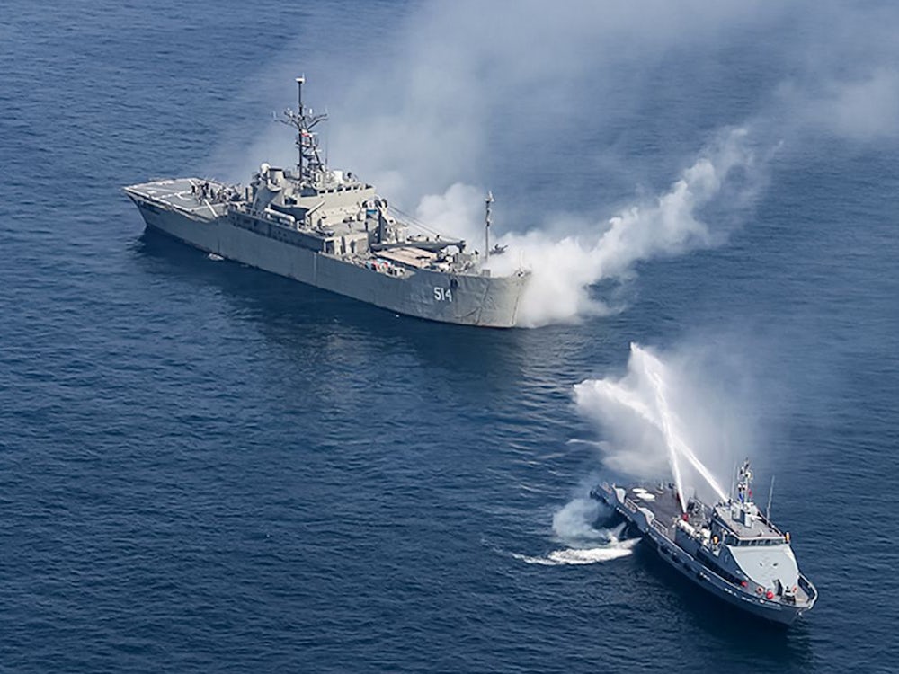 Krieg in Nahost: Iranische Marine setzt Containerschiff fest