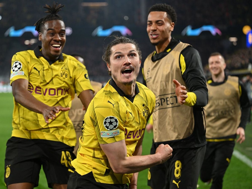 Champions League: Dortmund zieht mit schwarz-gelber Magie ins Halbfinale...