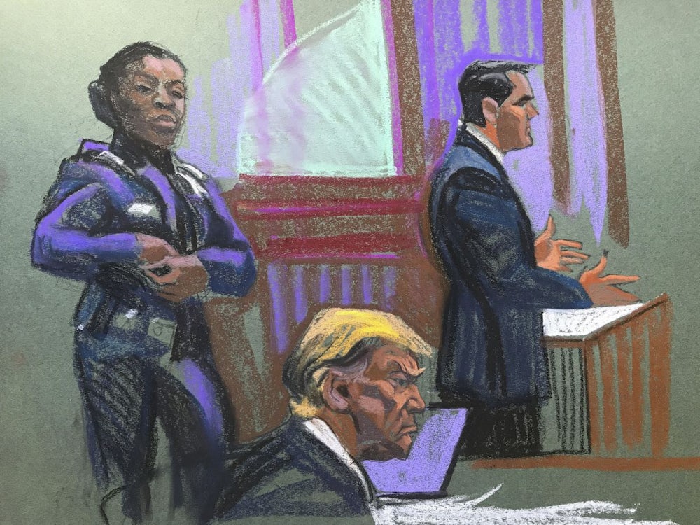 Prozess gegen Donald Trump: Näher betrachtet