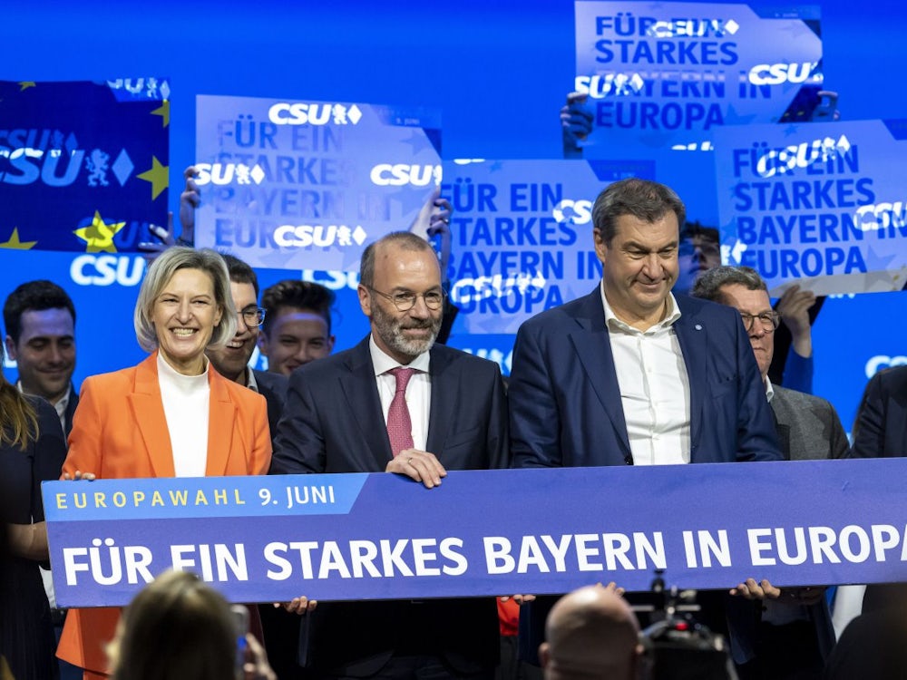 Europaparteitag der CSU: Söder hängt die Latte höher