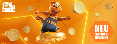 OBI Biber Bonus-Woche: Punkte sammeln und bis zu 10% Rabatt erhalten