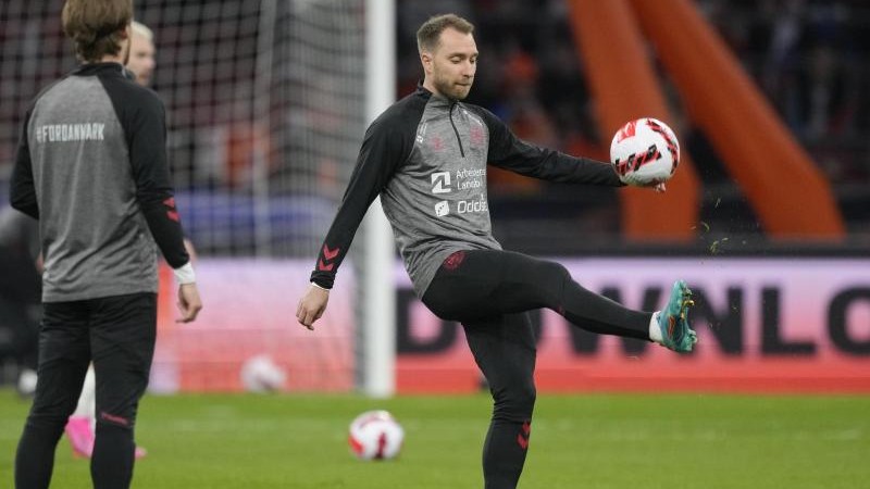 Voetbal – Eriksen keert terug met een verkeerd doelpunt voor Denemarken