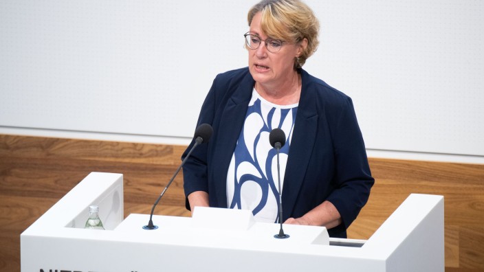 Agrar - Bruxelles: Barbara Otte-Kinast (SPD), Agrarministerin in Niedersachsen, spricht. Foto: Julian Stratenschulte/dpa