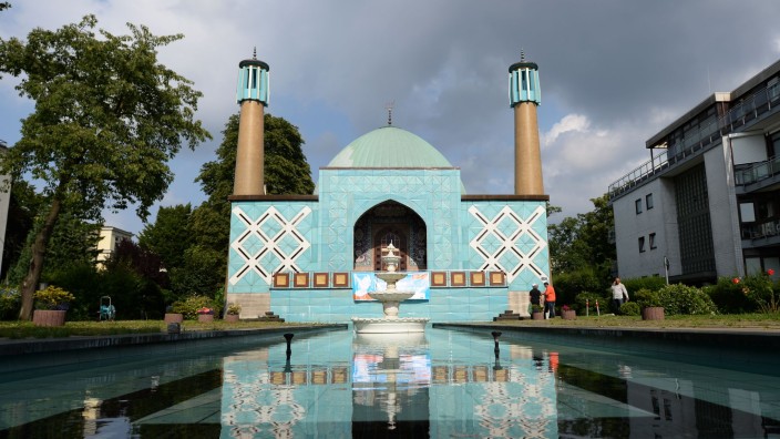 Diplomatie - Hamburg: Die blaue Moschee in Hamburg. Foto: picture alliance / dpa/Archivbild