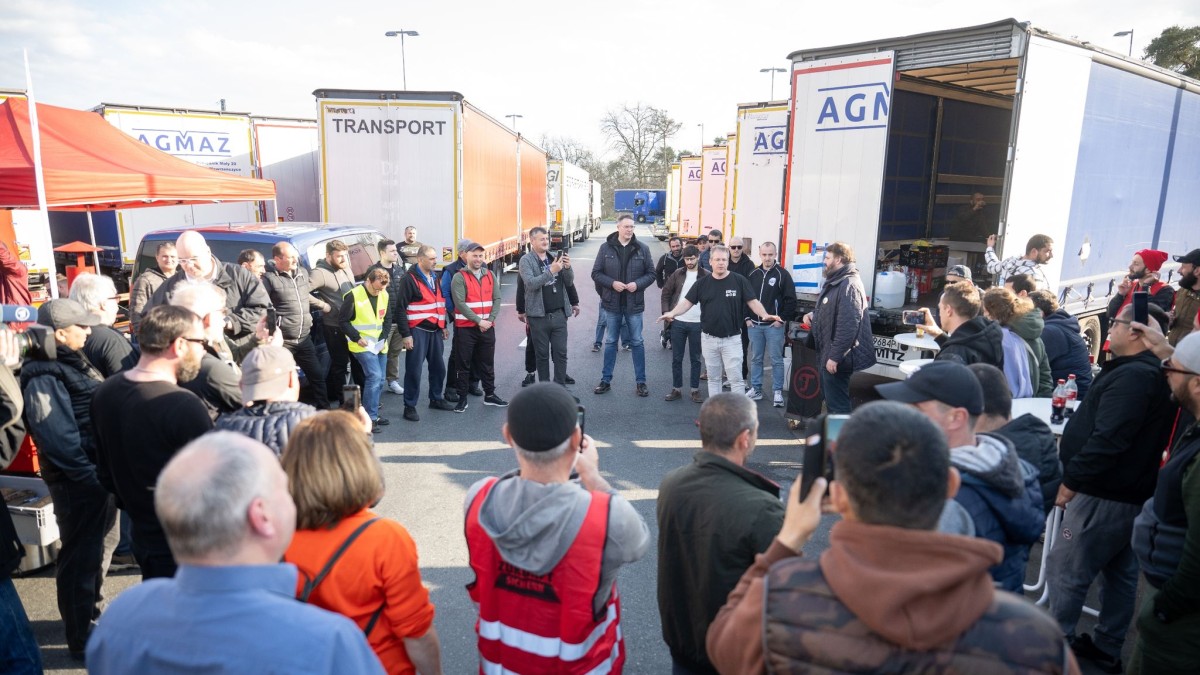 Strajki – Weiterstadt – Kierowcy ciężarówek: Spedycja przepuszcza ostrzeżenie – Gospodarka