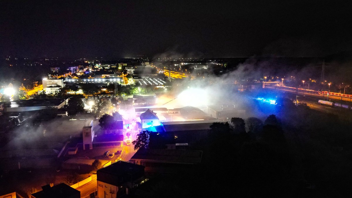 Major Fire in Offenbach Recycling Plant Causes Damage of at Least 300,000 Euros
