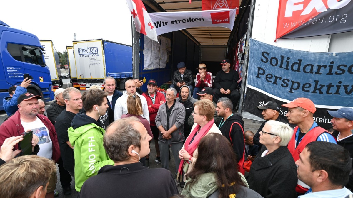 Strajki – Weiterstadt – Strajk kierowców w Grafenhausen trwający około sześciu tygodni – Gospodarka