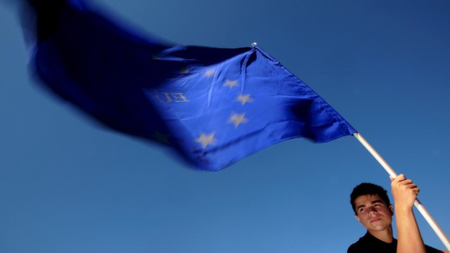 Fünf Jahre EU-Erweiterung  - Fahne
