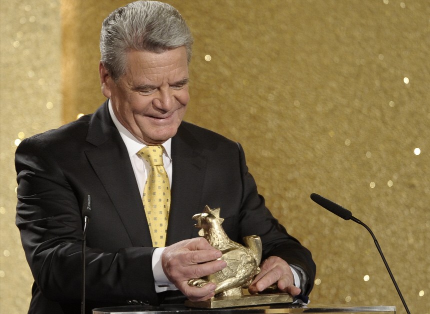 Verleihung Medienpreis 'Goldene Henne' - Gauck