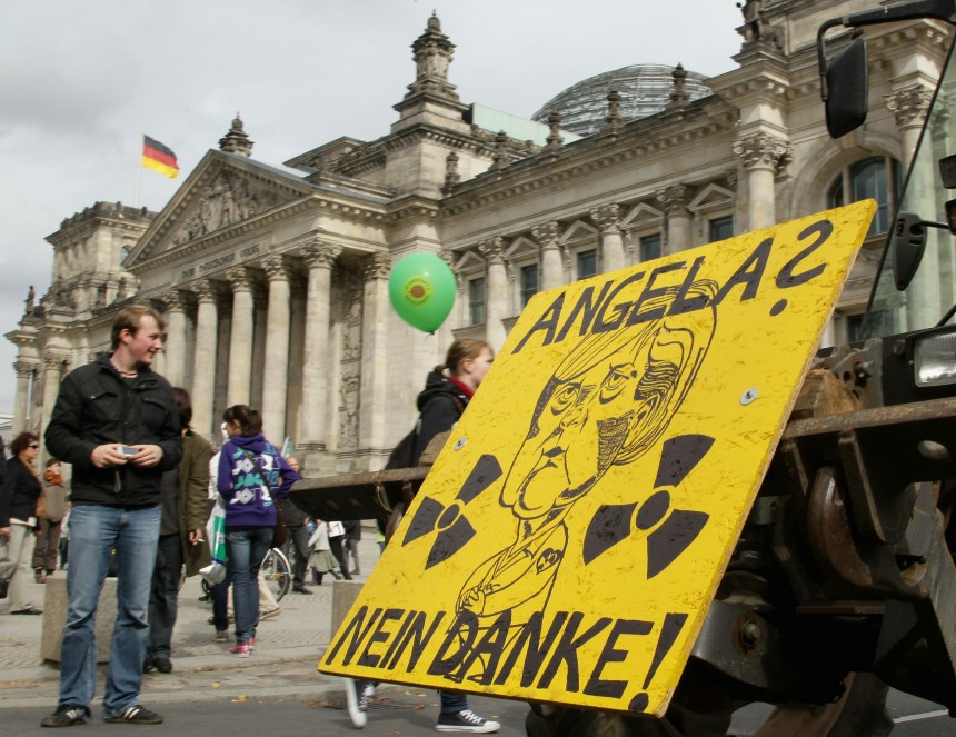 Protests Against Germany's Nuclear Power Extension