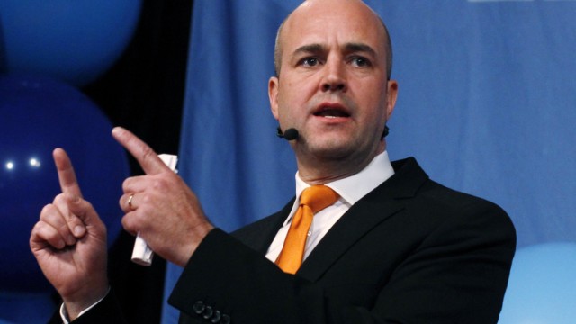 Schwedens Premier Fredrik Reinfeldt