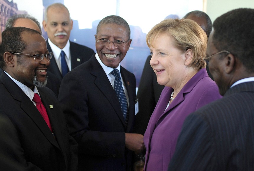 UN-Gipfel in New York - Merkel und Sarkozy