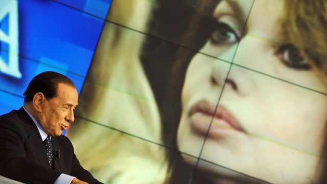 Silvio Berlusconi zu Gast in einer Fernsehshow