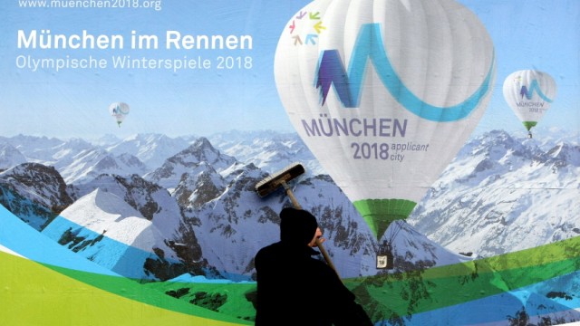 Munich Presents Logo For Olympic Winter Games 2018