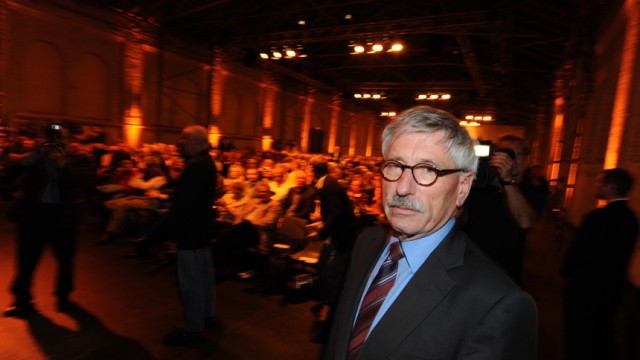 Thilo Sarrazin bei Lesung in München, 2010