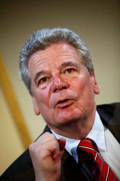 German Presidential Candidate Joachim Gauck Speaks With Foreign Journalists