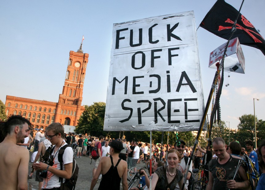 Demo gegen Mediaspree