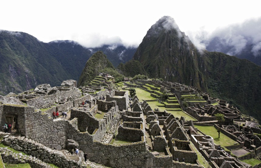 A general view of Machu Picchu ruins