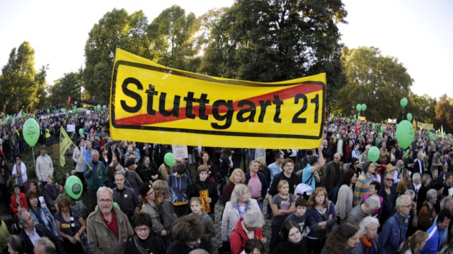 Protest gegen 'Stuttgart 21'