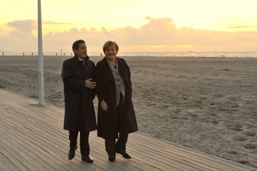 Sarkozy und Merkel in Deauville