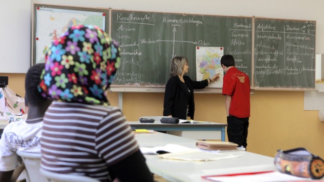 Migrantenkinder im Schulunterricht