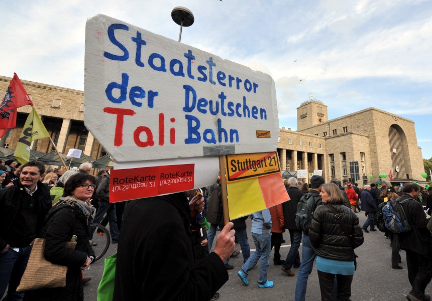 Stuttgart 21 - Demonstration gegen Stuttgart 21