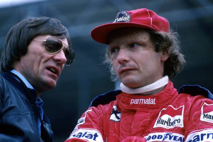 Bernie Ecclestone und Niki Lauda 1978