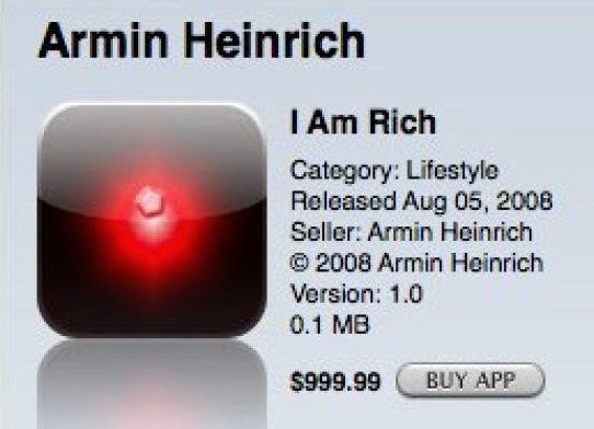 Schlechte Apps I Am Rich