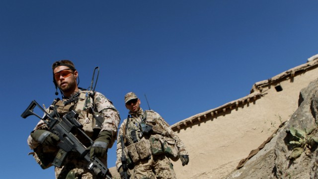 Gefährlicher Einsatz: Deutsche Soldaten im afghanischen Narwan