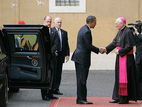 Obama, Papst, Vatikan, AP