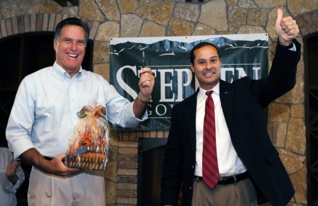Mitt Romney Campaigns With NH Gubernatorial Candidate John Stephen