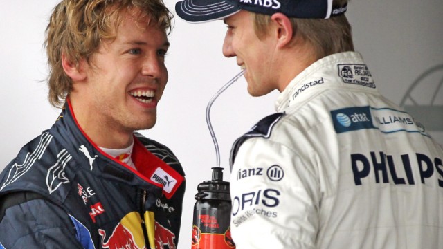 Formel 1 - GP Brasilien - Nico Hülkenberg und Sebastian Vettel