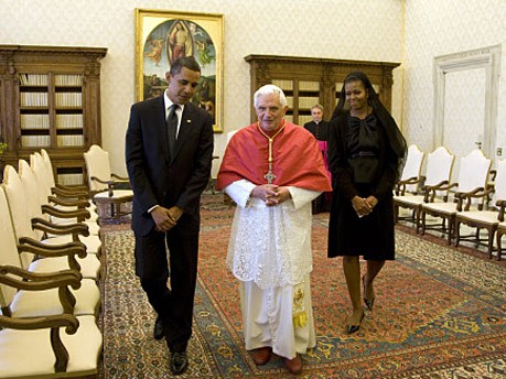 Obama Papst Vatikan; dpa