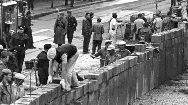 Berlin Mauerbau 1961
