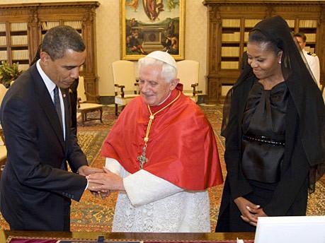 Obama Papst Vatikan; dpa