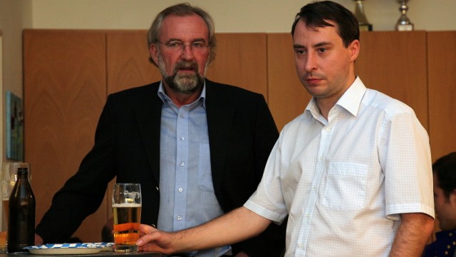 Stadtrat: Sind sich uneins: Dachaus Oberbrügermeister Peter Bürgel (CSU, links) und Christian Stangl, Fraktionsvorsitzender der CSU im Stadtrat.