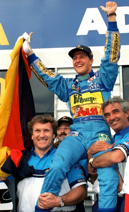 Michael Schumacher wird erster deutscher Formel-1-Weltmeister, 1994