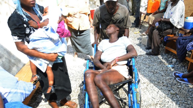 Seuche in Haiti: Von der Krankheit gezeichnet: In Haiti wütet die Cholera.