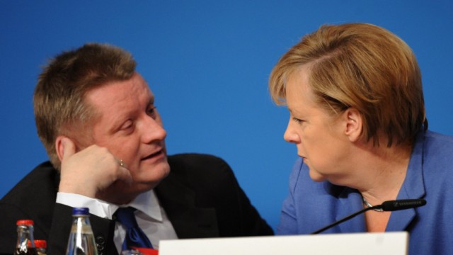 CDU-Parteitag - Merkel, Gröhe