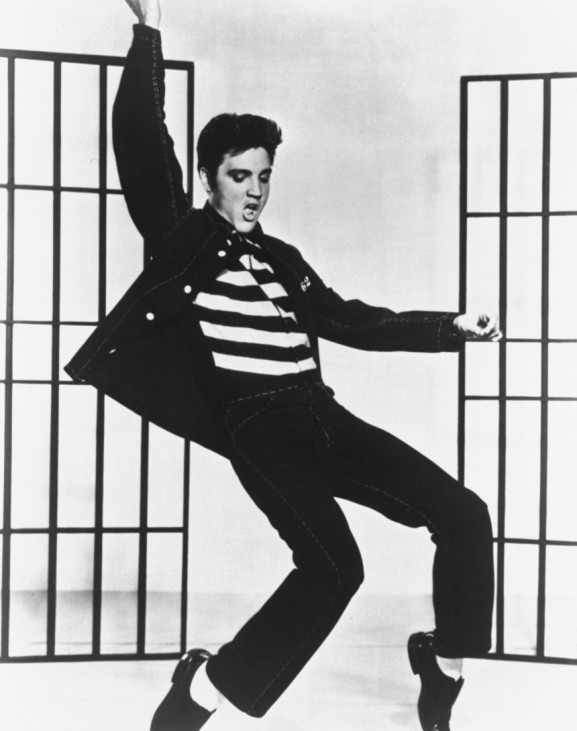 Elvis Presley in "Jailhouse Rock", 1957