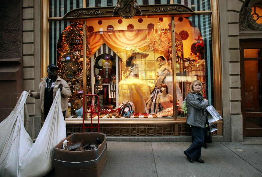 Holiday Window Displays Spring Up At NYC Department Stores