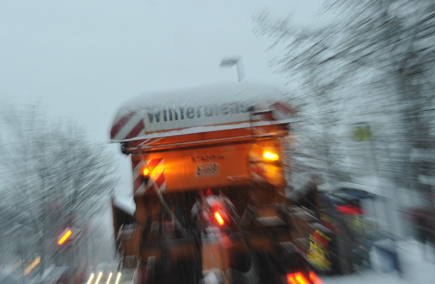 Schneefall in München