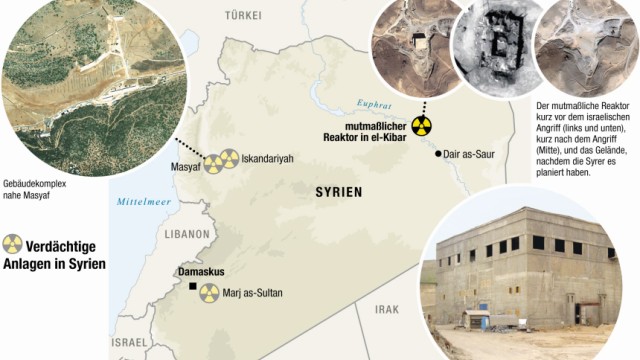 Syrien, Reaktor, Al Kibar, mit Fotos