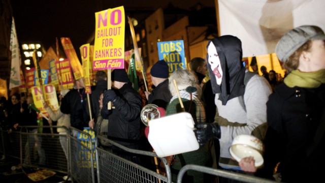 Protests in Ireland as harsh new Irish Budget Announced