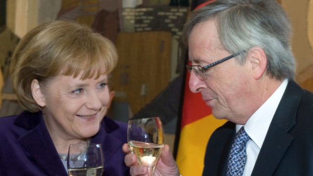 Bundeskanzlerin Merkel in Luxemburg