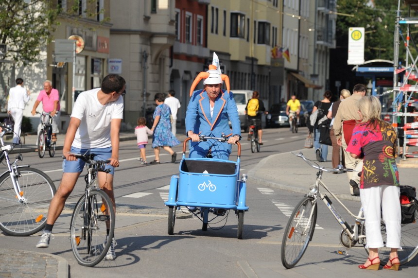 Fahrrad-Sicherheitsjoker in München, 2010