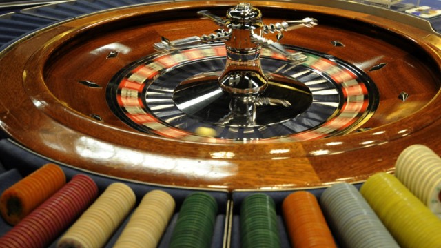 Roulette in der Spielbank in Stuttgart
